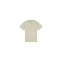 Camiseta lee ss patch logo hombre beige