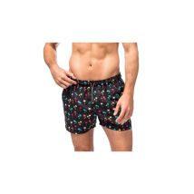 Bañador koalaroo kolorpalm hombre negro estampado