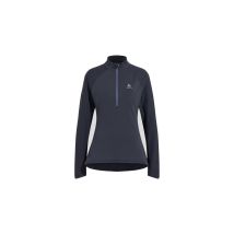Camiseta de trail odlo 1/2 zip zeroweight unisex