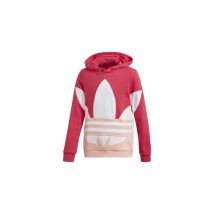 Sudadera adidas trifolio rosa infantil
