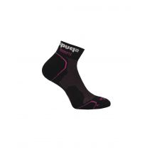 Calcetines spuqs coolmax cushion negro-rosa