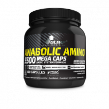 Gélules d’acides aminés Anabolic Amino 5500 Mega Caps - Olimp Supplements - 400 Gélules