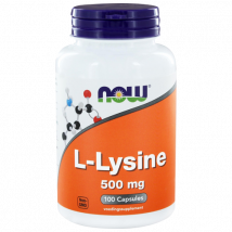 Gélules L-lysine - Now Foods - 100 Gélules (500 Mg)