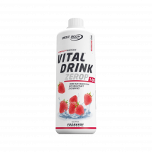 Vital Drink Zerop - Best Body Nutrition - Fraise - 1000 Ml (200 Doses)