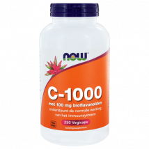 Vitamine C-1000 gélules - Now Foods - 250 Gélules Végétariennes