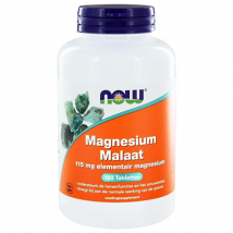 Malate de magnésium - Now Foods - 180 Comprimés