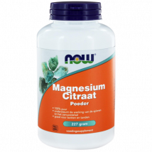 Comprimés Magnesium Citrate - Now Foods - Sans Saveur - 227 Grammes