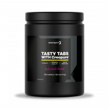 Creapure® Tasty Tabs | Body&Fit | Sensation fruitée | 180 pièces (2 mois)