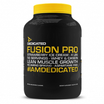 Fusion Pro - Dedicated Nutrition - Glace À La Banane - 1,81 Kg (56 Shakes)