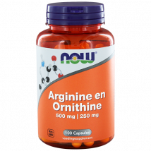 Arginine & Ornithine - Now Foods - 100 Gélules