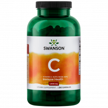 Vitamine C 1000mg W/RH - Swanson - 250 Gélules