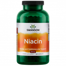 Niacine 500mg - Swanson - 250 Gélules (8 Mois)