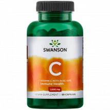 Vitamine C 1000mg W/RH - Swanson - 90 Gélules