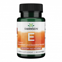 Vitamine E 400IU - Swanson - 60 Capsules Molles