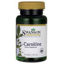 L-Carnitine 500mg - Swanson - 30 Comprimés