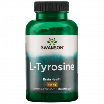 L-Tyrosine 500mg - Swanson - 100 Gélules