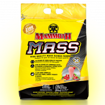 Gainer Mammoth 2500 - Interactive Nutrition - Fraise - 6,8 Kg (21 Shakes)