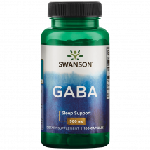 Gaba 500mg - Swanson - 100 Gélules