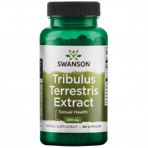Super Herbs Extrait de Tribulus Terrestris 500mg | Swanson  | 60 pièces (1 mois)