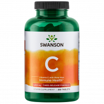 Vitamin C 1000 mg W/RH TR - Swanson - 250 Comprimés