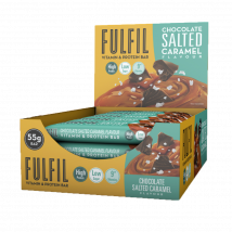 Barre vitamines et protéines - Fulfil Nutrition - Chocolate Salted Caramel - 900 Grammes (15 Barres)