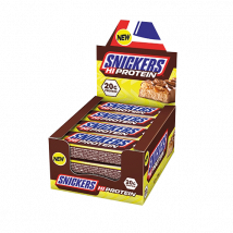 Barres protéinées Snickers Protein Bars | Mars | Chocolat caramel cacahuète | 660 grammes (12 barres)