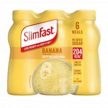 Substituts de repas prêts à boire multipack Slimfast - SlimFast - Banane - 325 Ml (6 Bouteilles)