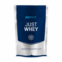 Protéines en poudre Just Whey - Body&Fit - Beurre De Cacahuète Chocolaté - 980 Grammes (35 Doses)