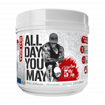All Day You May - 5% Nutrition Rich Piana - Framboise Bleue - 465 Grammes (30 Doses)