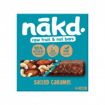NAKD Bar - Nakd - Caramel Au Beurre Salé - 4 Barres (140 Grammes)