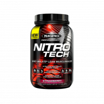 Nitro-Tech Performance - Muscletech - Fraise - 1,8 Kg (39 Shakes)