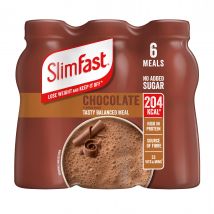 Substituts de repas prêts à boire multipack Slimfast - SlimFast - Chocolat (ddm 30-04-2022) - 325 Ml (6 Bouteilles)