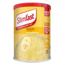 Substitut de repas en poudre SlimFast - SlimFast - Banane (ddm 28-02-2022) - 1,82 Kg (50 Shakes)