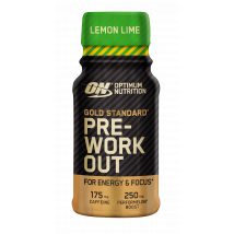 Gold Standard Preworkout Shot - Optimum Nutrition - Lemon Lime - 1 Unité (60 Ml)