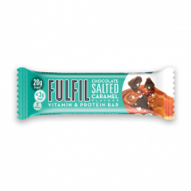 Barre vitamines et protéines - Fulfil Nutrition - Chocolate Salted Caramel - 1 Barre (55 Grammes)