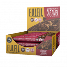 Barre vitamines et protéines - Fulfil Nutrition - *exclusive Flavor* Chocolat Caramel - 15 Barres (825 Grammes)
