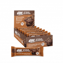 Chocolate Brownie Crunch | Optimum Nutrition | Chocolate Brownie Crunch | 650 grammes (10 barres)