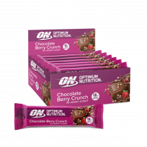 Chocolate Berry Crunch Protein Bar | Optimum Nutrition | Chocolate Berry Crunch | 660 grammes (12 barres)