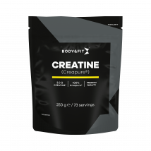 Creatine – Creapure® (best creatine worldwide) | Body&Fit | Naturel (non aromatisé) | 250 grammes (73 doses)