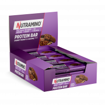 Barre protéinée Protein Bar Nutramino | Nutramino | Caramel aux cacahuètes (DDM 31-5-2025) | 660 grammes (12 barres)