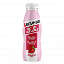 Protein Milkshake | Nutramino | Fraise  | 330 ml (1 bouteilles)