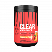 Animal Clear Whey Isolate | Universal | Thé glacé à la pêche | 500 grammes (20 Cuillère doseuses)