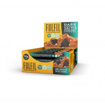 Barre vitamines et protéines | Fulfil Nutrition | Chocolat noir caramel salé | 825 grammes (15 Barres)