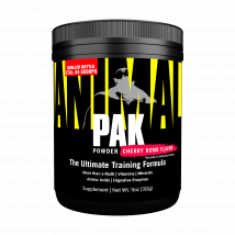 Animal Pak Powder | Universal | Cherry Bomb | 312 grammes (44 Cuillère doseuses)
