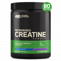 Creatine (Micronized) | Optimum Nutrition | Framboise bleue | 360 grammes (80 Portions)