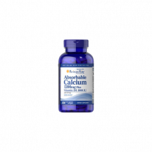 Capsules molles Absorbable Calcium 1200 mg Plus Vitamin D 1000 UI 1200 mg - Puritan's Pride - 200 Capsules Molles