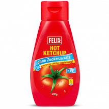 Hot ketchup, 0 sucre ajouté - Felix - Tomate - 435 Grammes