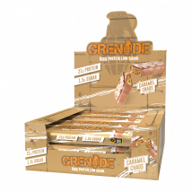 Barres protéinées Carb Killa Bar - Grenade - Caramel Chaos - 720 Grammes (12 Barres)