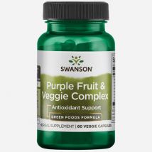 Greens Purple Antioxidants Fruit & Veggie Complex - Swanson - 60 Gélules Végétariennes