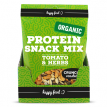 En-cas protéiné bio Protein Snack Mix Organic - Body&Fit - Tomates Et Fines Herbes - 1 Sachet (55 Grammes)